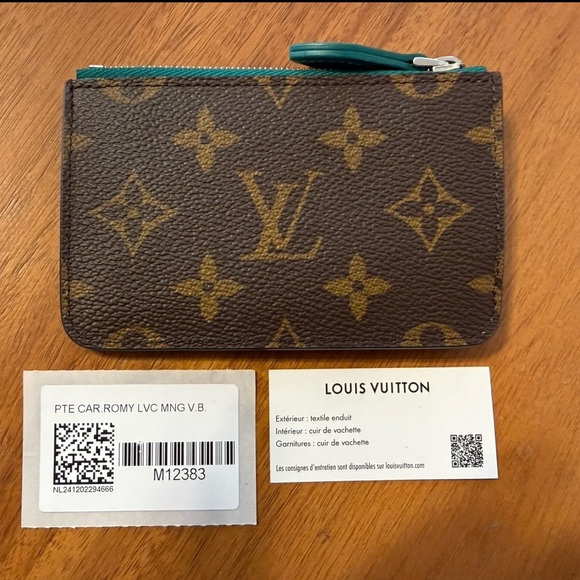 Louis Vuitton Romy Card Holder Borneo Green - Picture 7 of 8